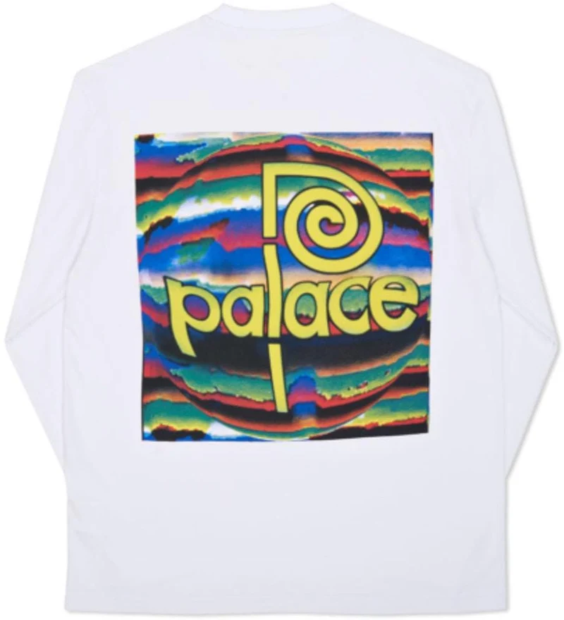 PALACE - THE WORD L/S TEE (WHITE)