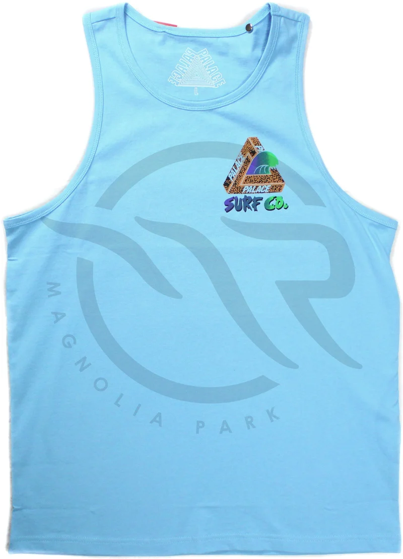 PALACE - SURF CO VEST TEE (AQUA BLUE)
