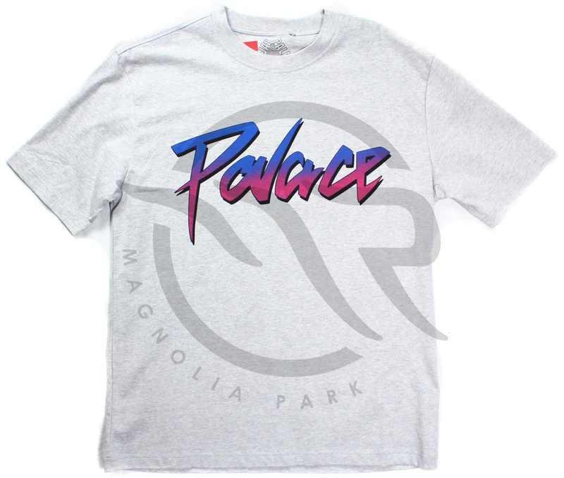 PALACE - PURPLE REIGN TEE (GREY MARBLE)