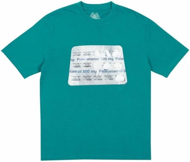PALACE - PALACETAMOL TEE (SEA GREEN)