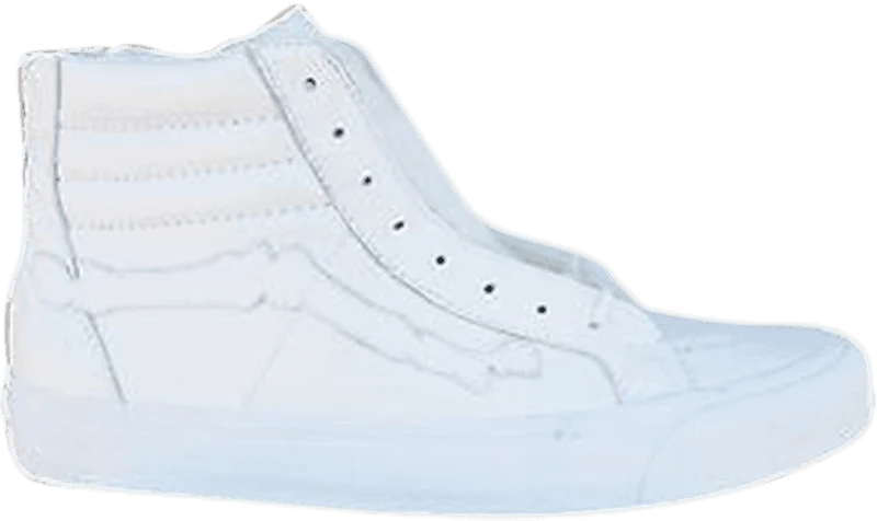 SK8-HI REISSUE ZIP LX x BLENDS - BONES (WHITE)
