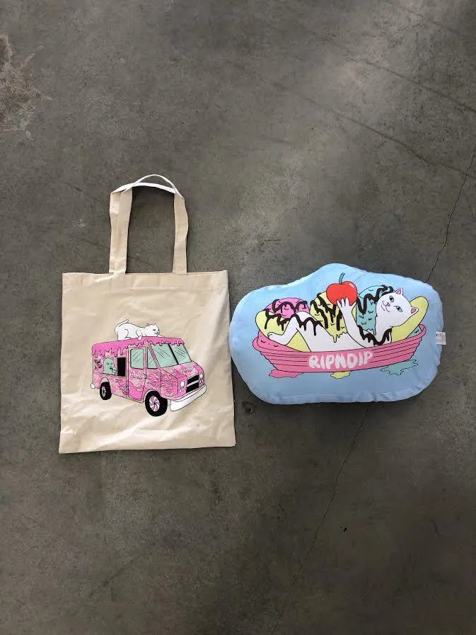 RIP N DIP - NERM NANA SPLIT PILLOW + TOTE