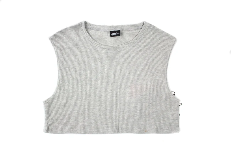 PUBLISH HERS - HATTIE KNIT TOP (HEATHER GREY)