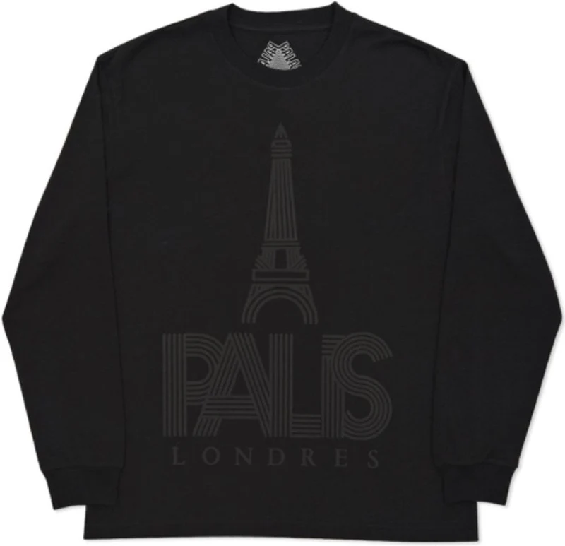 PALACE - P-LONDRES L/S TEE (BLACK)