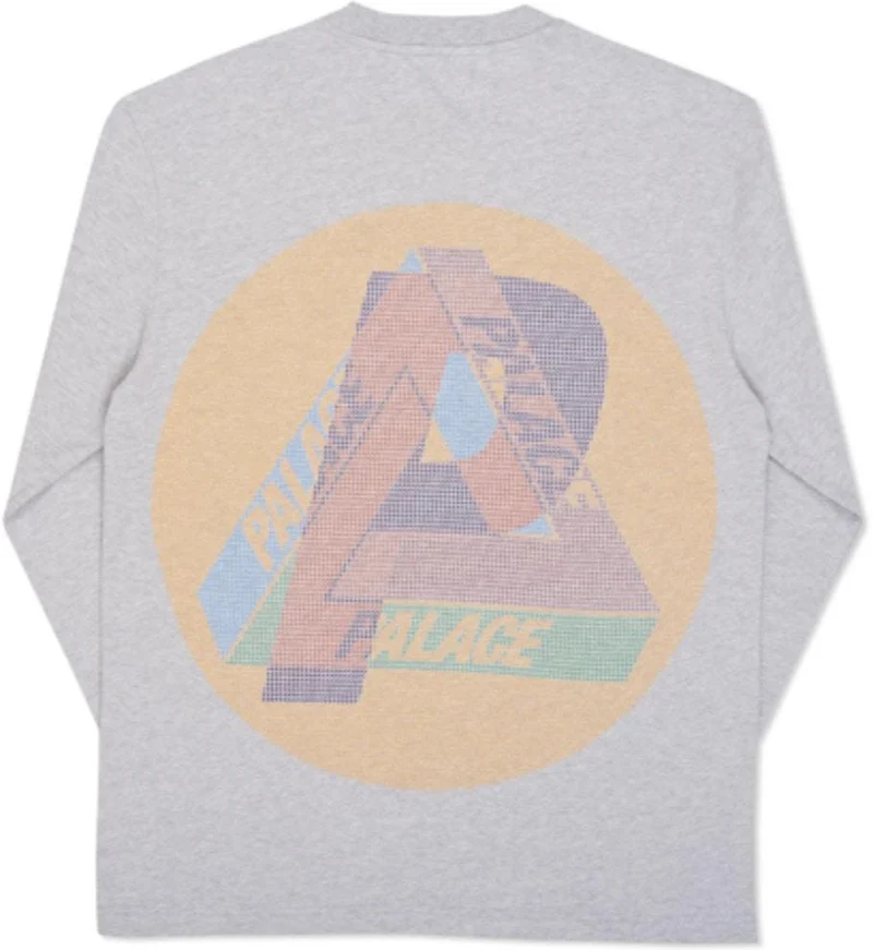 PALACE - MULTI P L/S TEE (GREY)