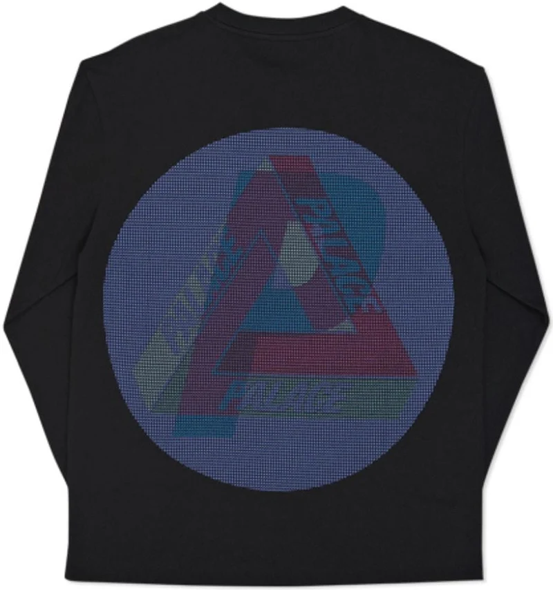 PALACE - MULTI P L/S TEE (BLACK)