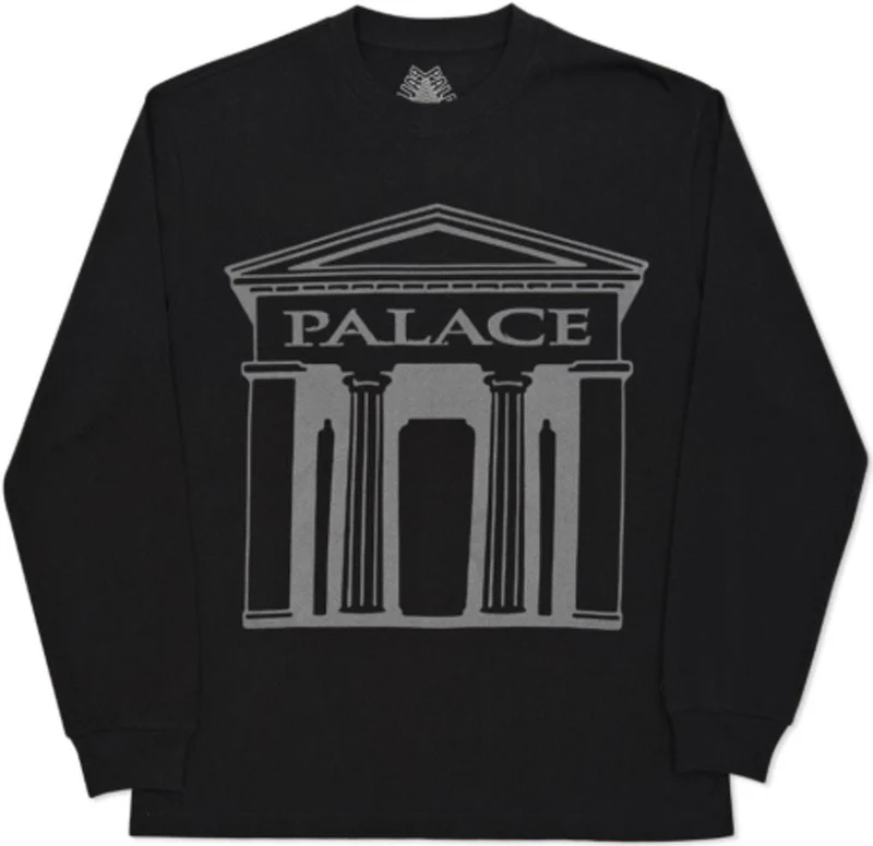 PALACE - LONDON STRONGHOLD L/S TEE (BLACK)