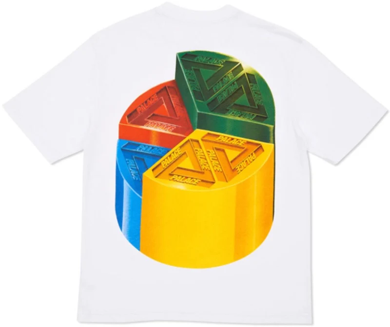 PALACE - HI-CHART TEE (WHITE)