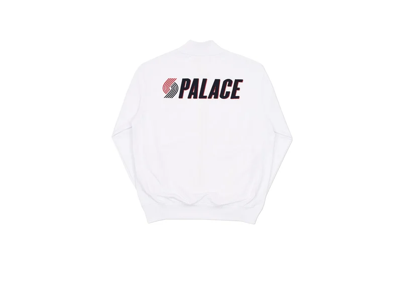 PALACE - BLAZED ZIP BOMBER (WHITE)
