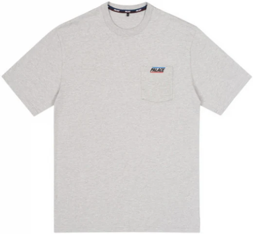 PALACE - BASICALLY A POCKET TEE (GREY MARBLE)