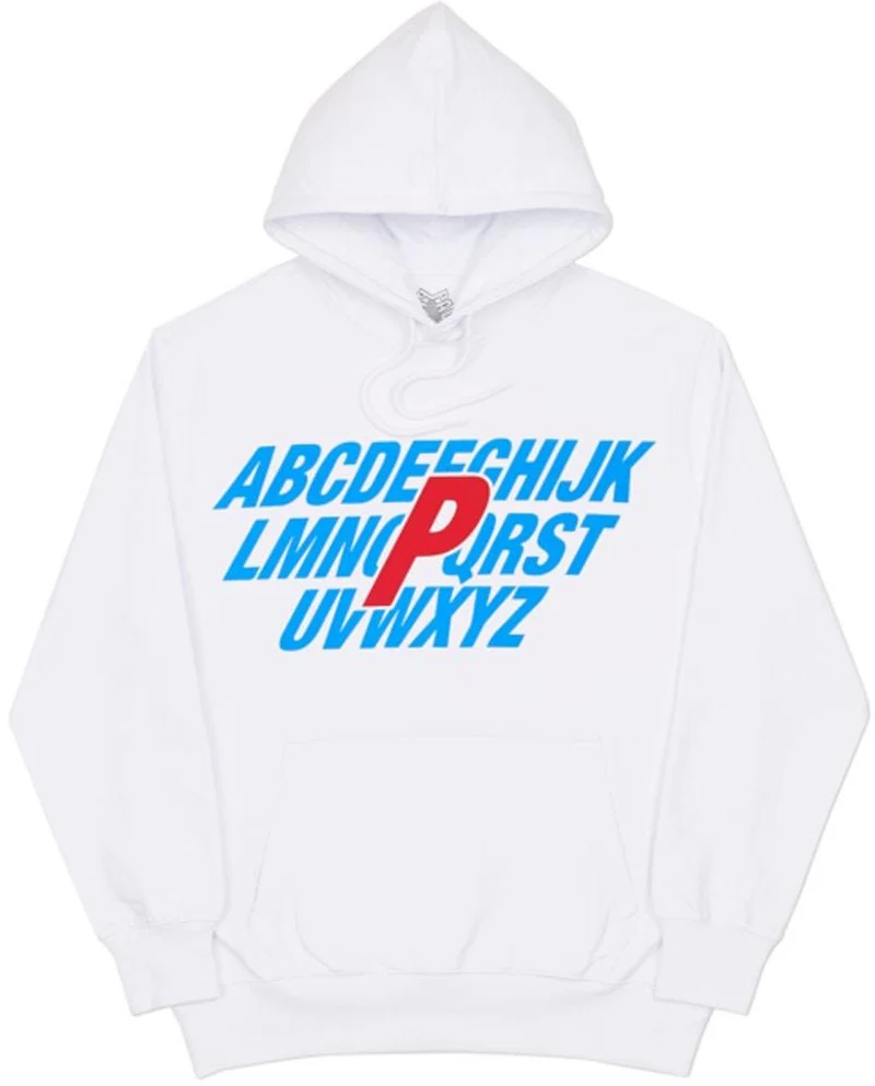 PALACE - ALPHA HOODED SWEATSHIRT (WHITE)