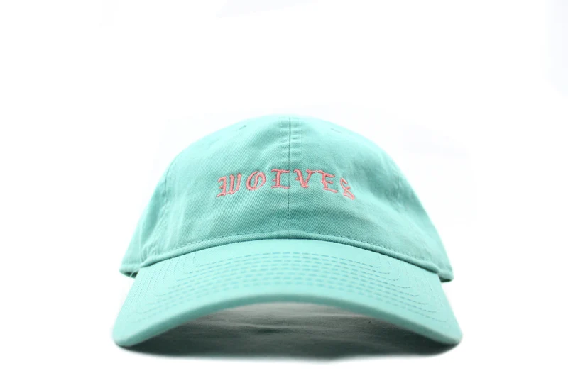 PABLO - WOLVES DAD CAP (SEAFOAM)