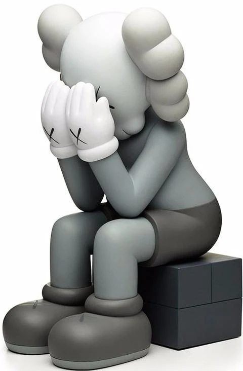 ORIGINAL FAKE/KAWS - PASSING THROUGH COMPANION (GREY)