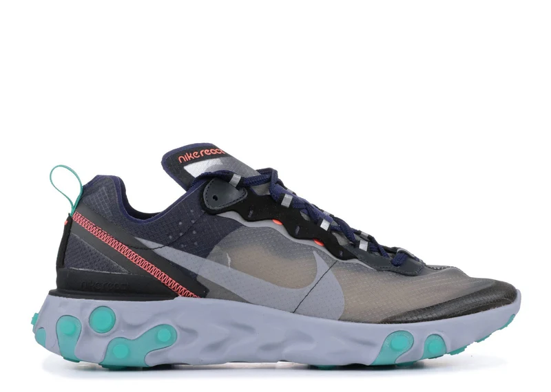 NIKE REACT ELEMENT 87 - BLACK NEPTUNE GREEN
