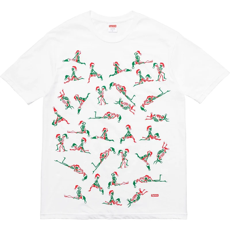 SUPREME - CHRISTMAS TEE F/W '17 (WHITE)