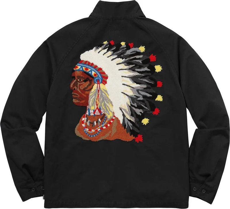 SUPREME - CHIEF HARRINGTON JACKET (BLACK)