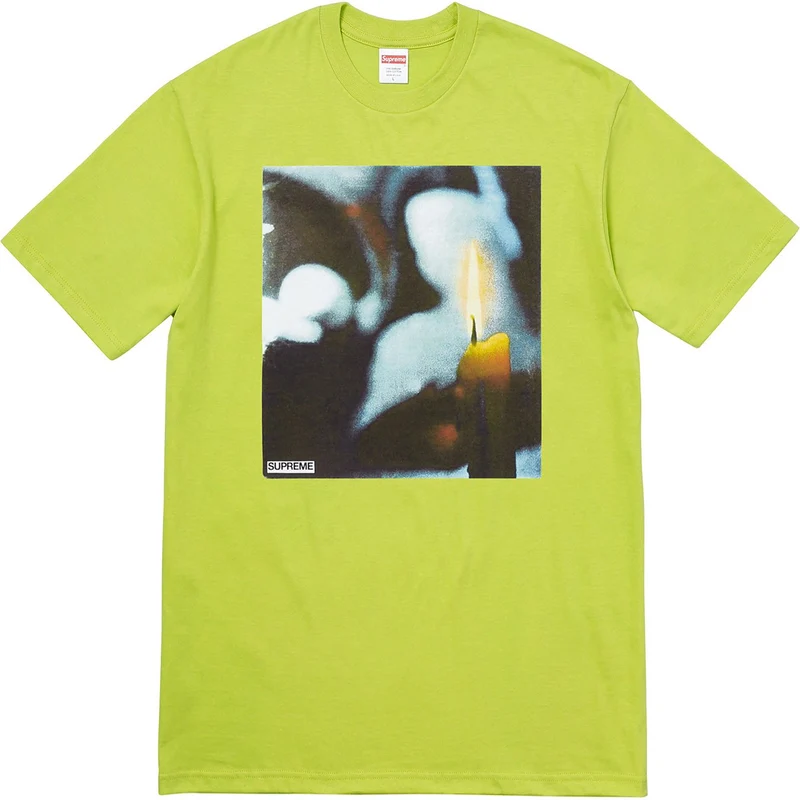 SUPREME - CANDLE TEE (LIME)
