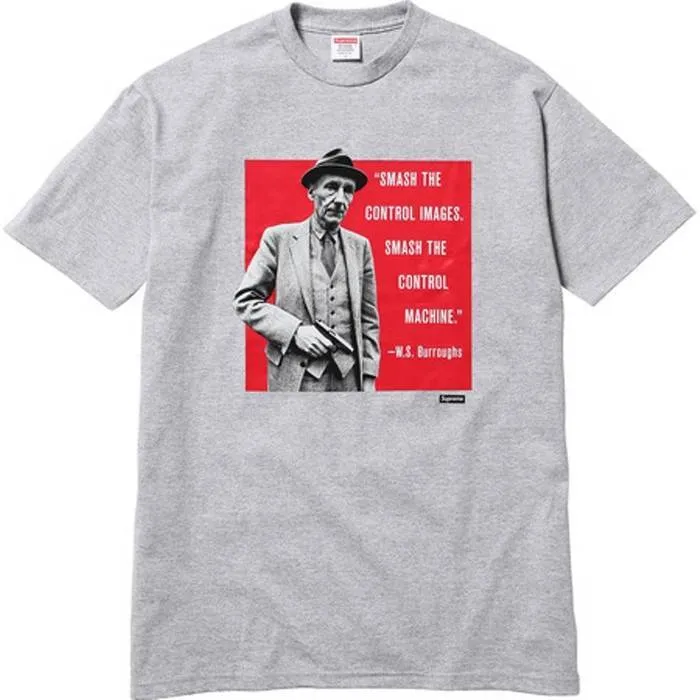 SUPREME - BURROUGHS TEE (HEATHER GREY)