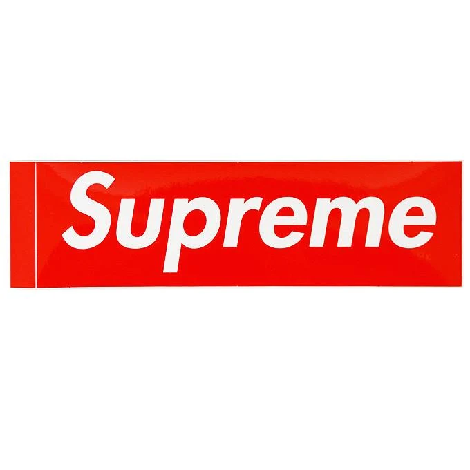 SUPREME - BOX LOGO STICKER (RED)