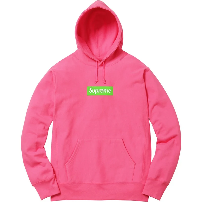 SUPREME - BOX LOGO HOODED SWEATSHIRT F/W '17 (MAGENTA)