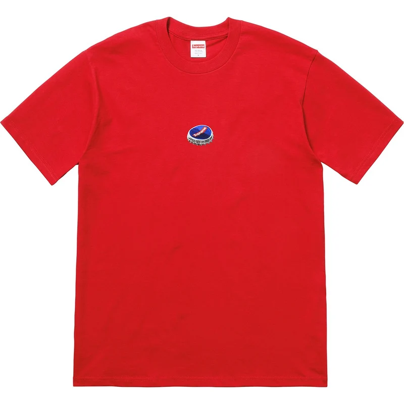 SUPREME - BOTTLE CAP TEE (RED)