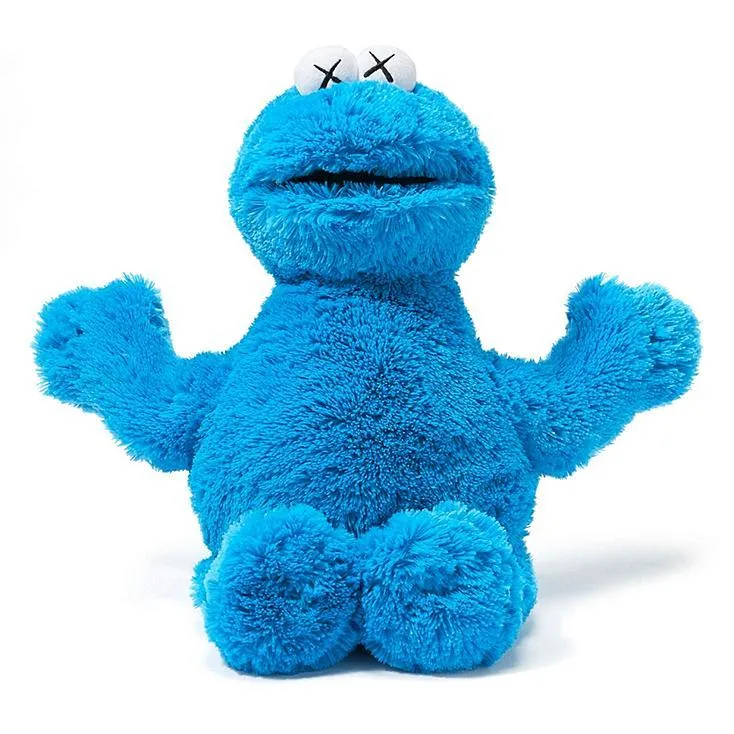 KAWS/UNIQLO/SESAME STREET - COOKIE MONSTER PLUSH TOY