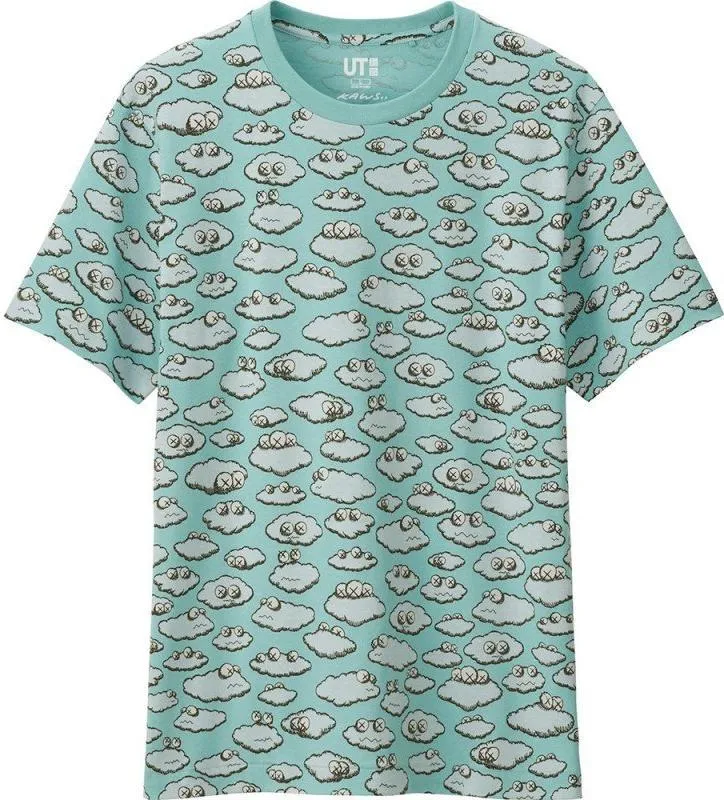 KAWS/UNIQLO - CLOUDS TEE (TEAL)