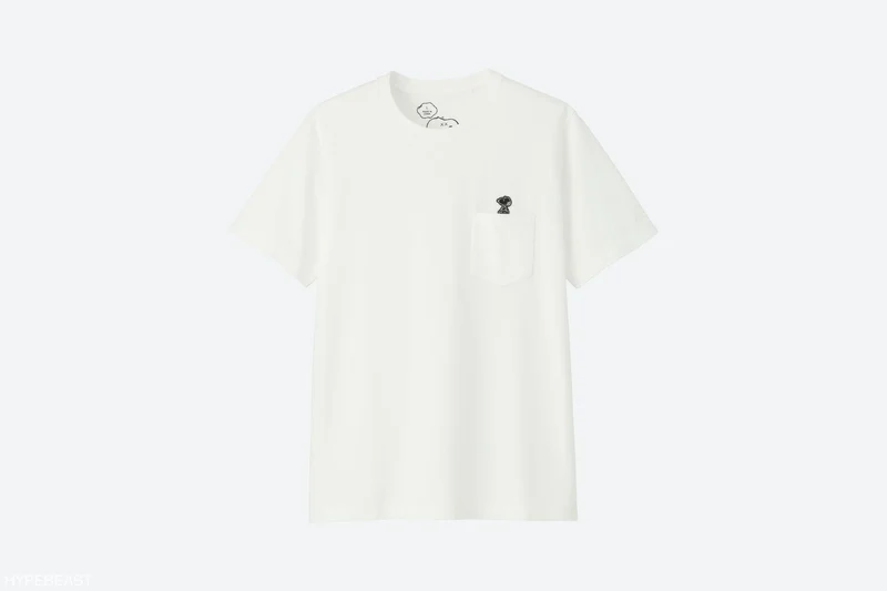 KAWS/PEANUTS/UNIQLO - SNOOPY POCKET TEE