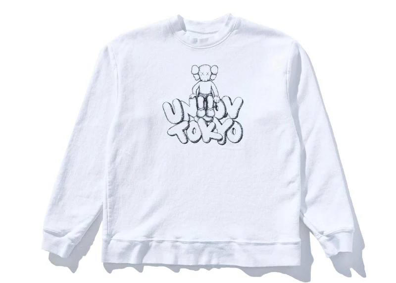 KAWS X UNION TOKYO CREWNECK (WHITE)