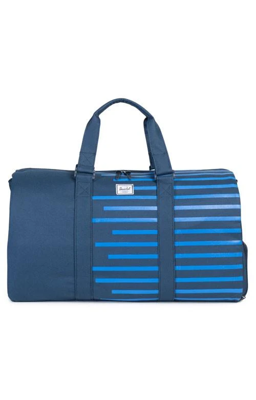 HERSCHEL - NOVEL DUFFLE (NAVY OFFSET STRIPE)