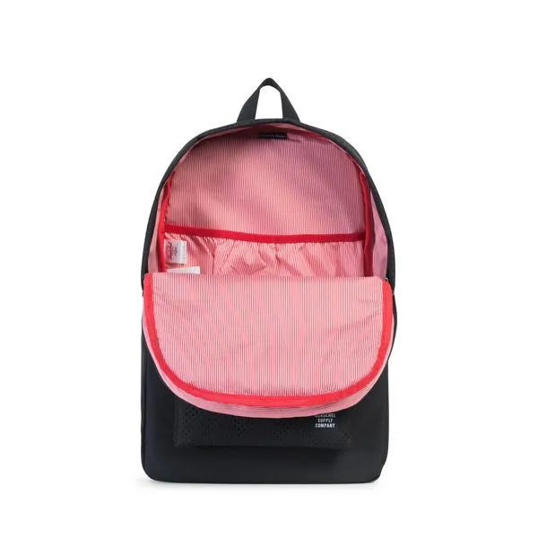 HERSCHEL - HERITAGE POLY BACKPACK (BLACK/BLACK RUBBER)