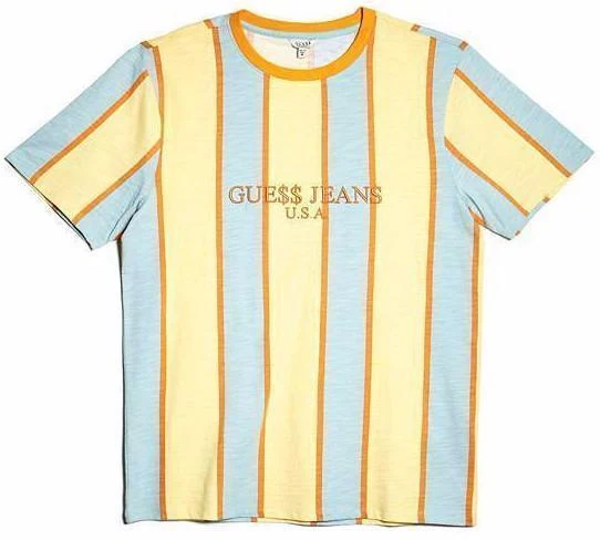 GUE$$/A$AP - USA STRIPE TEE (SUN ORANGE)