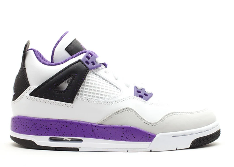 GIRLS AIR JORDAN RETRO 4 (GS) - ULTRA VIOLET [USED]
