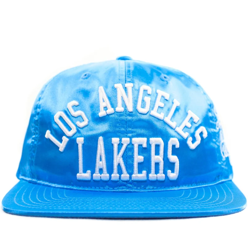MITCHELL & NESS - SATIN ARCHED TEAM SNAPBACK (LAKER)