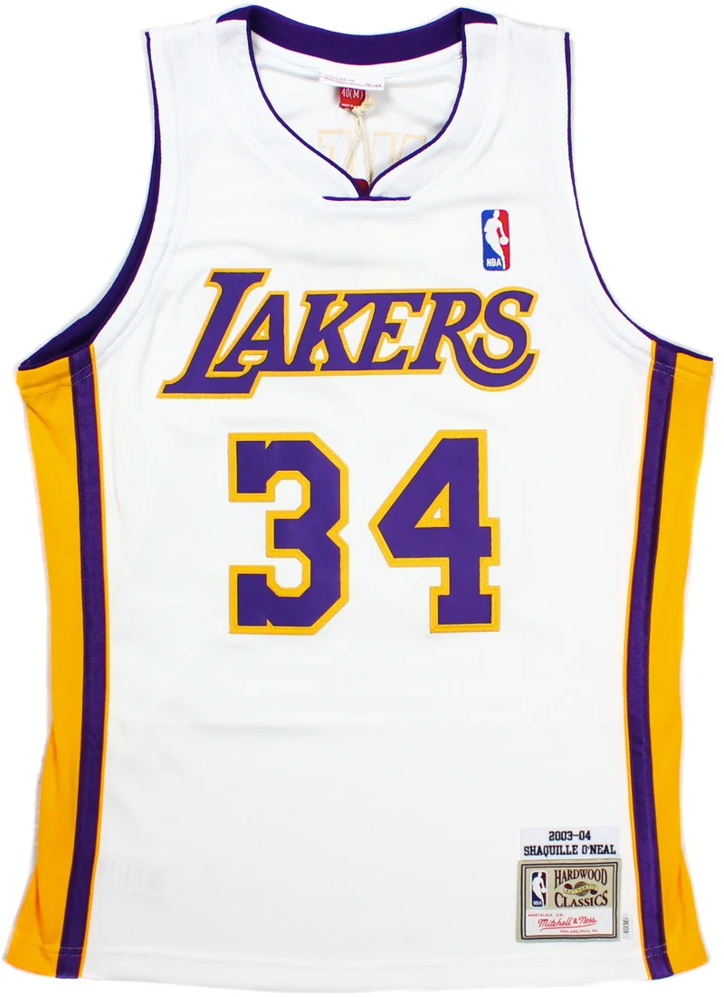 MITCHELL & NESS - LA LAKERS ALTERNATE JERSEY "SHAQUILLE O'NEAL #34" (WHITE)