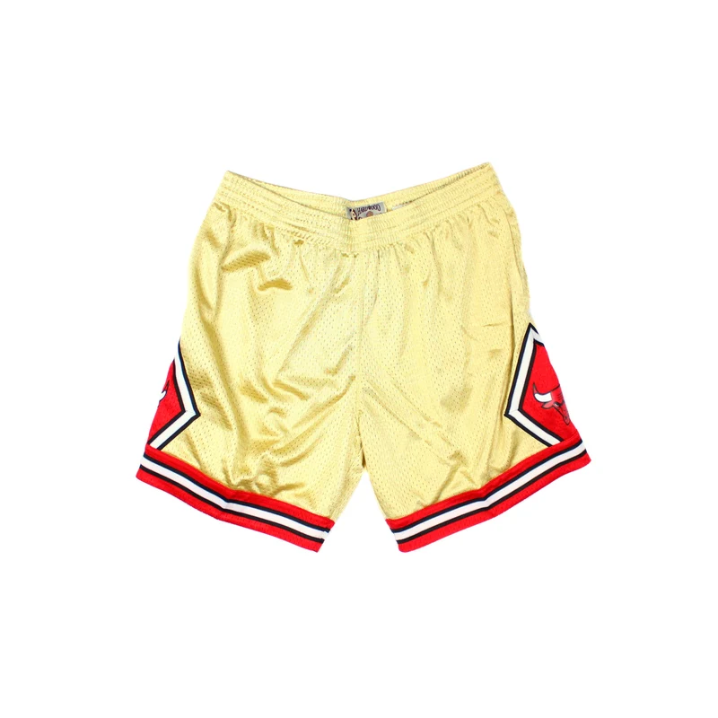 MITCHELL & NESS - "GOLD SERIES" SWINGMAN SHORTS (CHICAGO BULLS)