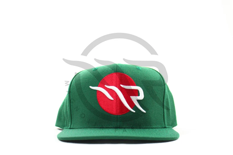 MAGNOLIA PARK - M&N X MAG PARK RED DOT LOGO SNAPBACK (GREEN)