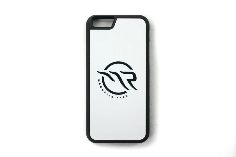 MAGNOLIA PARK - IPHONE 6/6S CASE LOGO (WHITE W/ BLACK BUMPER)