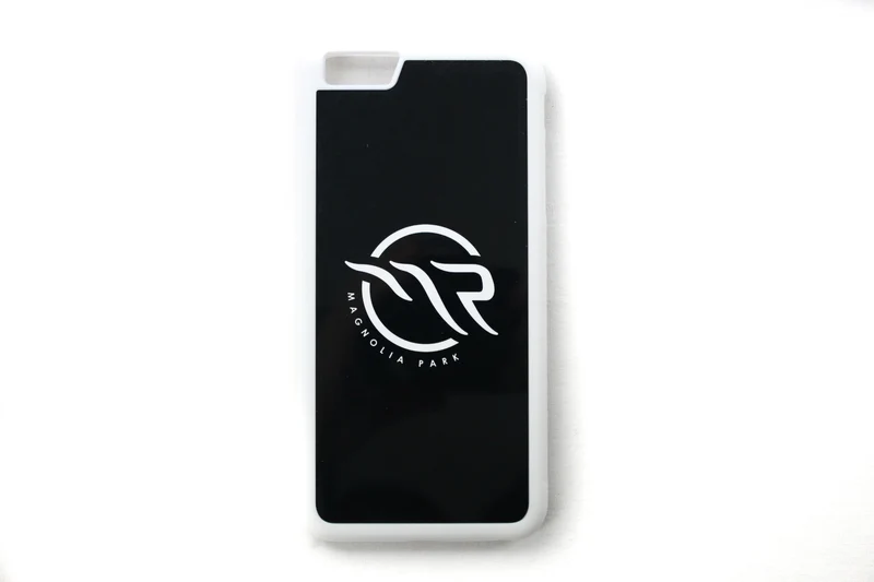 MAGNOLIA PARK - IPHONE 6/6S PLUS CASE LOGO (BLACK W/ WHITE BUMPER)