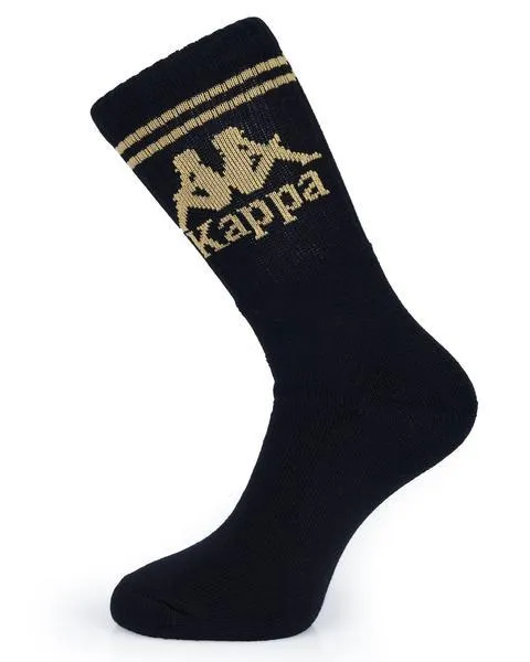 KAPPA - AUTHENTIC ASTER SOCK (BLK/GLD)