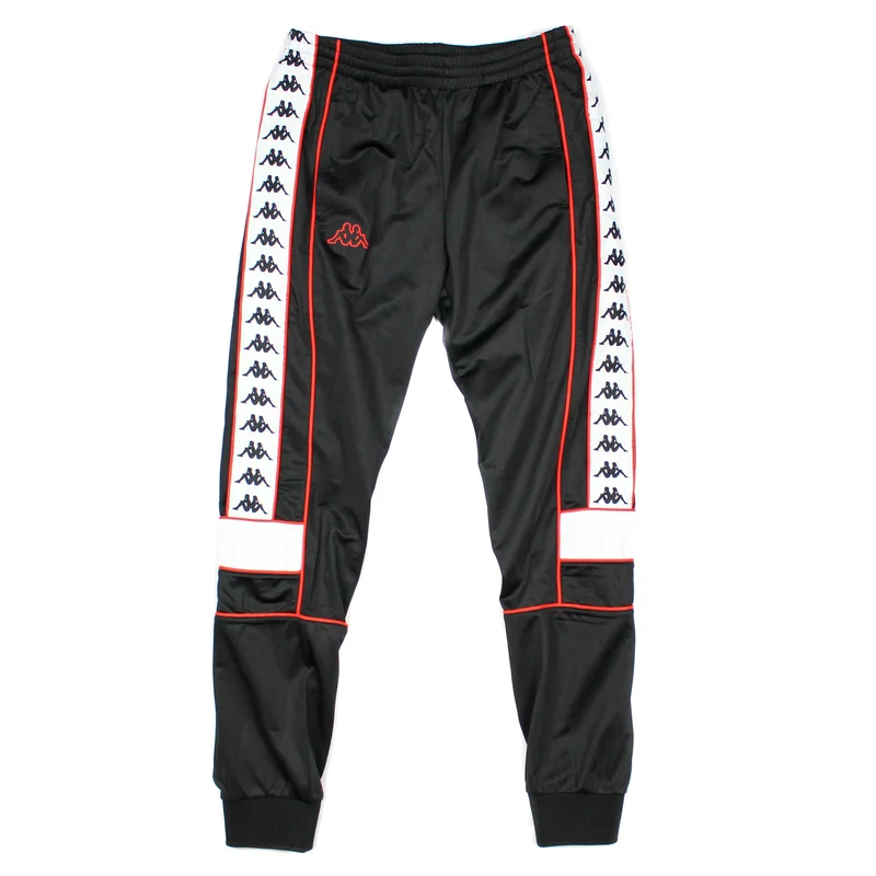 KAPPA - 222 BANDA MEMS SLIM PANT (BLK/ORG)