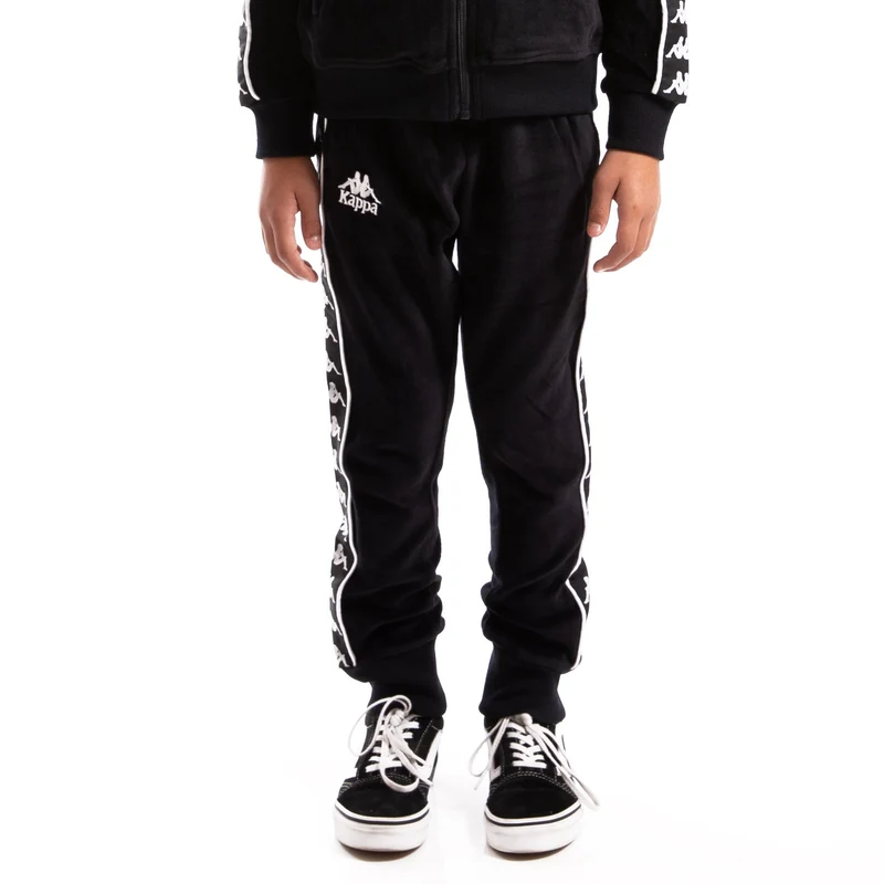 KAPPA (KIDS) - AUTHENTIC AYNE PANTS (BLK/WHT)