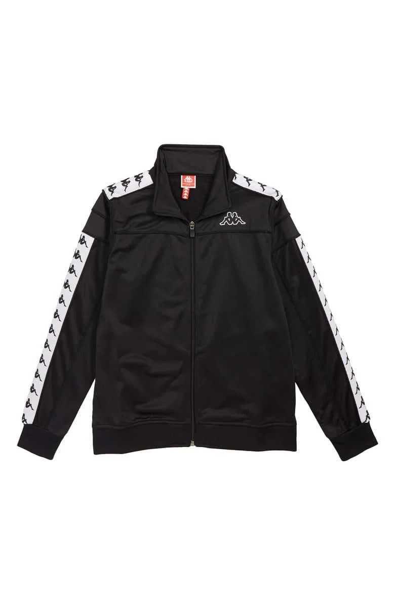 KAPPA (KIDS) - 222 BANDA MEREZ SLIM JACKET (BLK/WHT)
