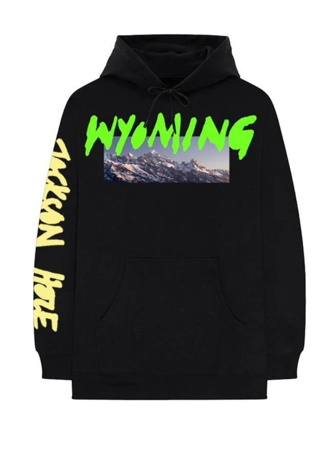 KANYE - WYOMING HOODED SWEATSHIRT (BLACK)