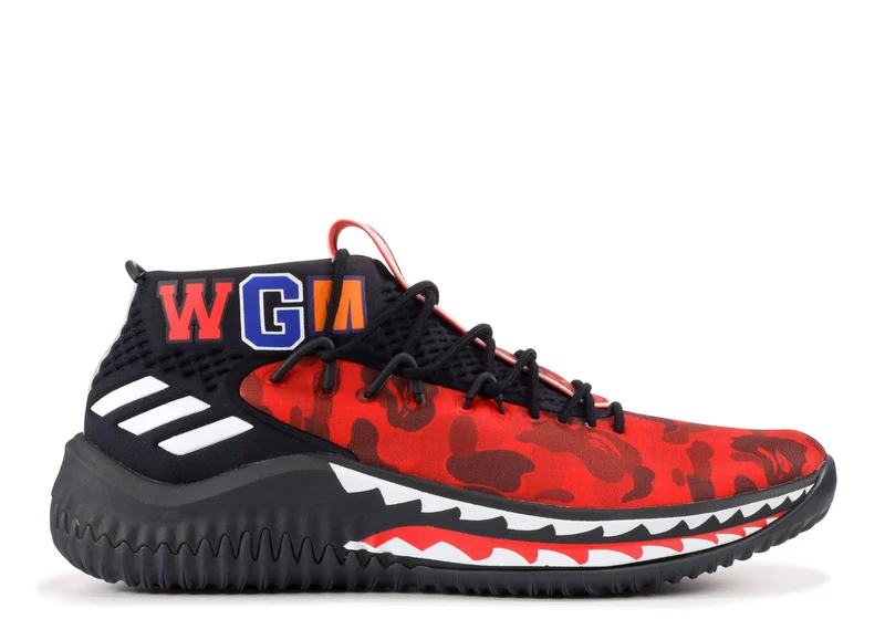 DAME4 BAPE - RED CAMO