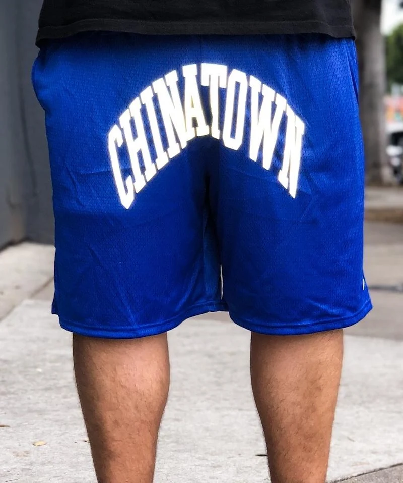 CHINATOWN MARKET - SHOOTER MESH SHORTS (ROYAL BLUE)