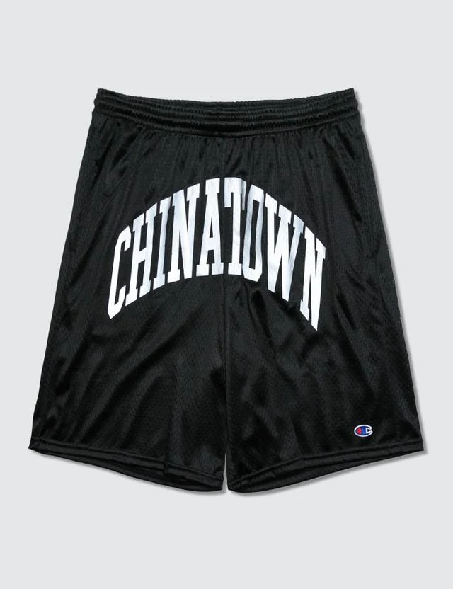 CHINATOWN MARKET - SHOOTER MESH SHORTS (BLACK)