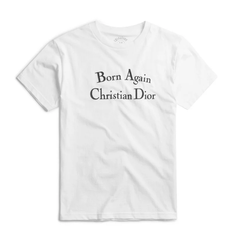 CHINATOWN MARKET - BORN AGAIN T-SHIRT (WHITE)