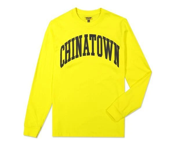 CHINATOWN MARKET - ARC LONG SLEEVE (YELLOW)