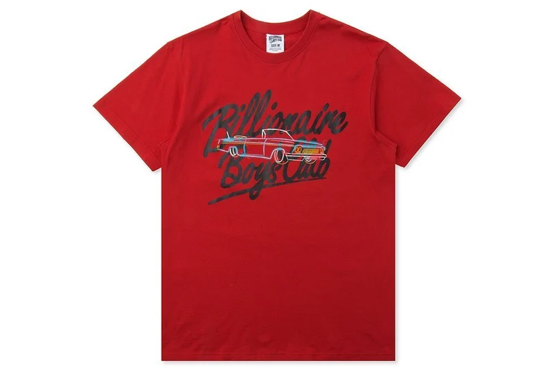 BILLIONAIRE BOYS CLUB - NEON RIDE SS TEE (TANGO RED)